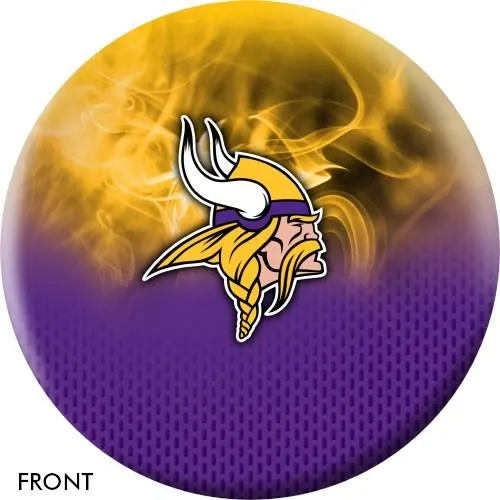 KR Strikeforce NFL on Fire Minnesota Vikings Bowling Ball