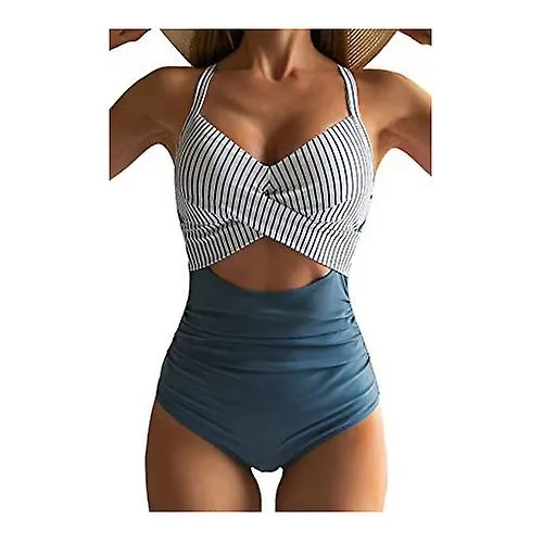 Ladies One Piece Swimsuit Halter Sexy Sling One-piece Swimsuit