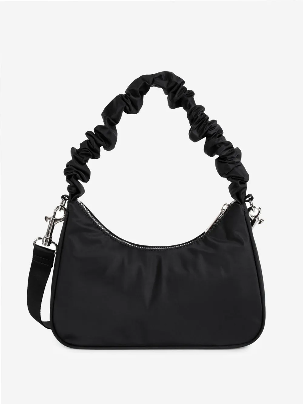 Lancaster paris - Borsa in tessuto con manico arricciato Basic Chouchou