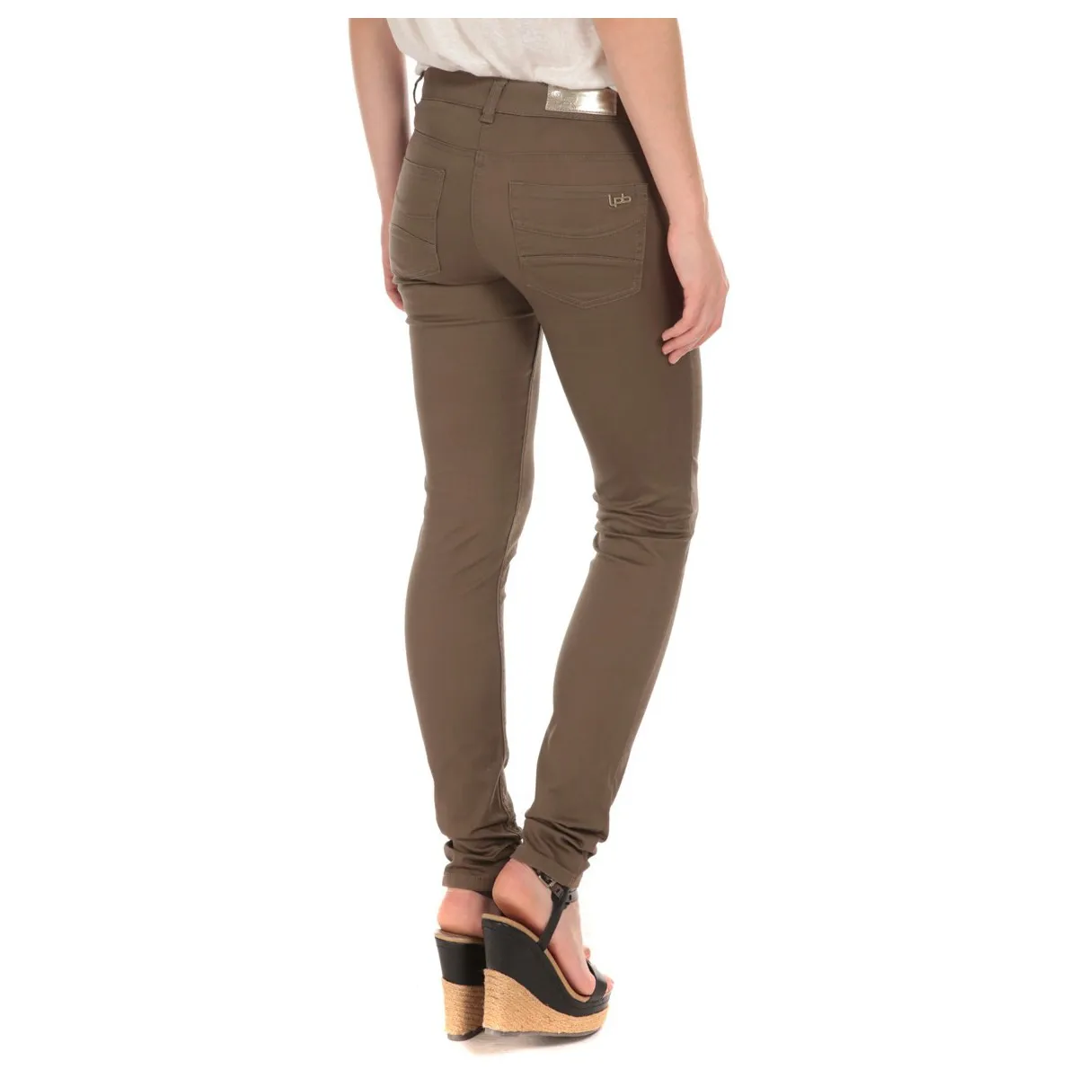 Les Petites Bombes Pantalon Slim Strech Kaki S161201