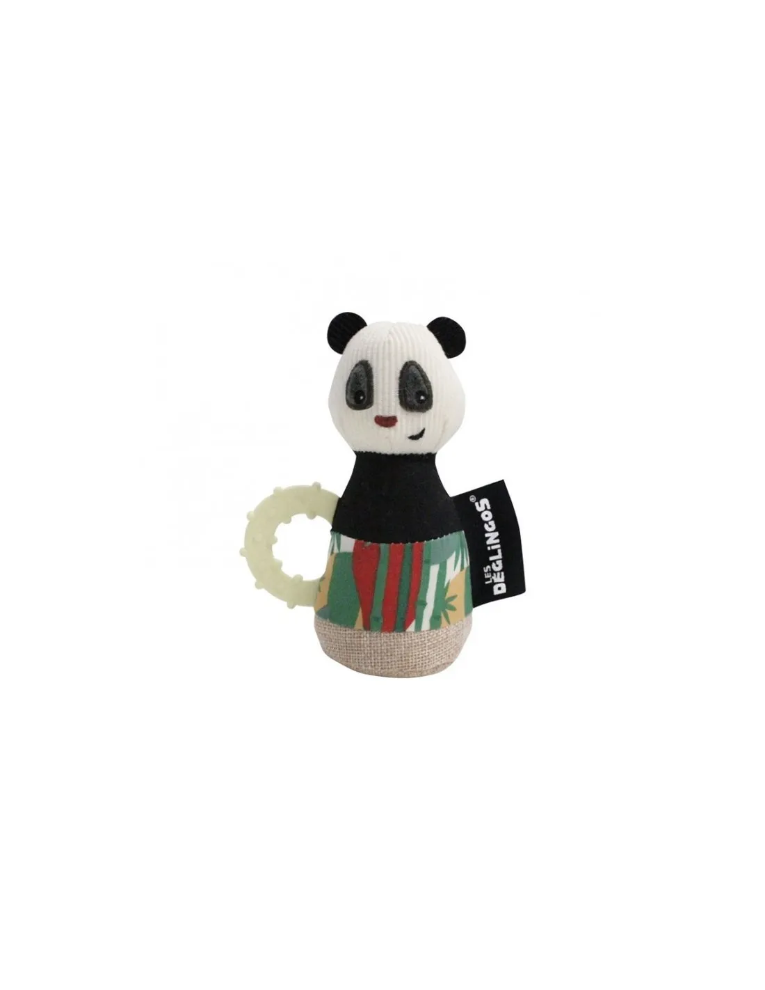 Maracas sonajero panda Déglingos