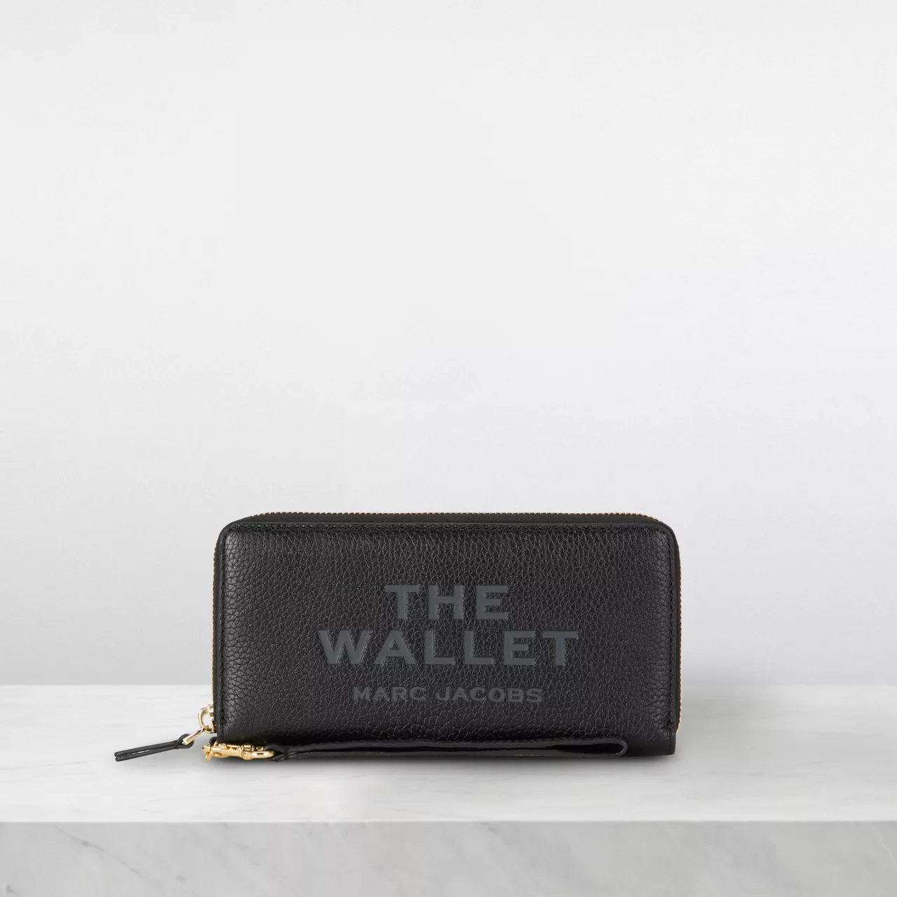 MARC JACOBS The Leather Continental Wallet - Black