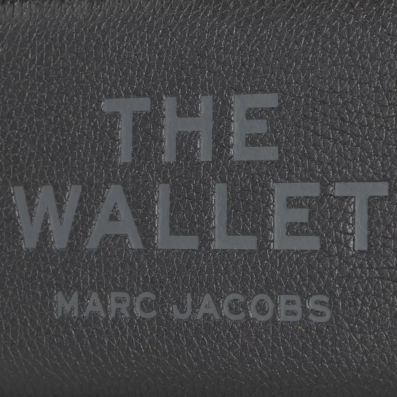 MARC JACOBS The Leather Continental Wallet - Black