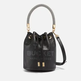 Marc Jacobs The Leather Logo Textured-Leather Bag