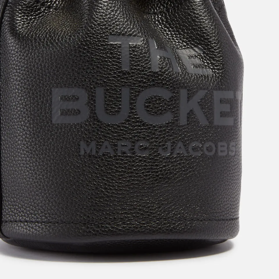 Marc Jacobs The Leather Logo Textured-Leather Bag