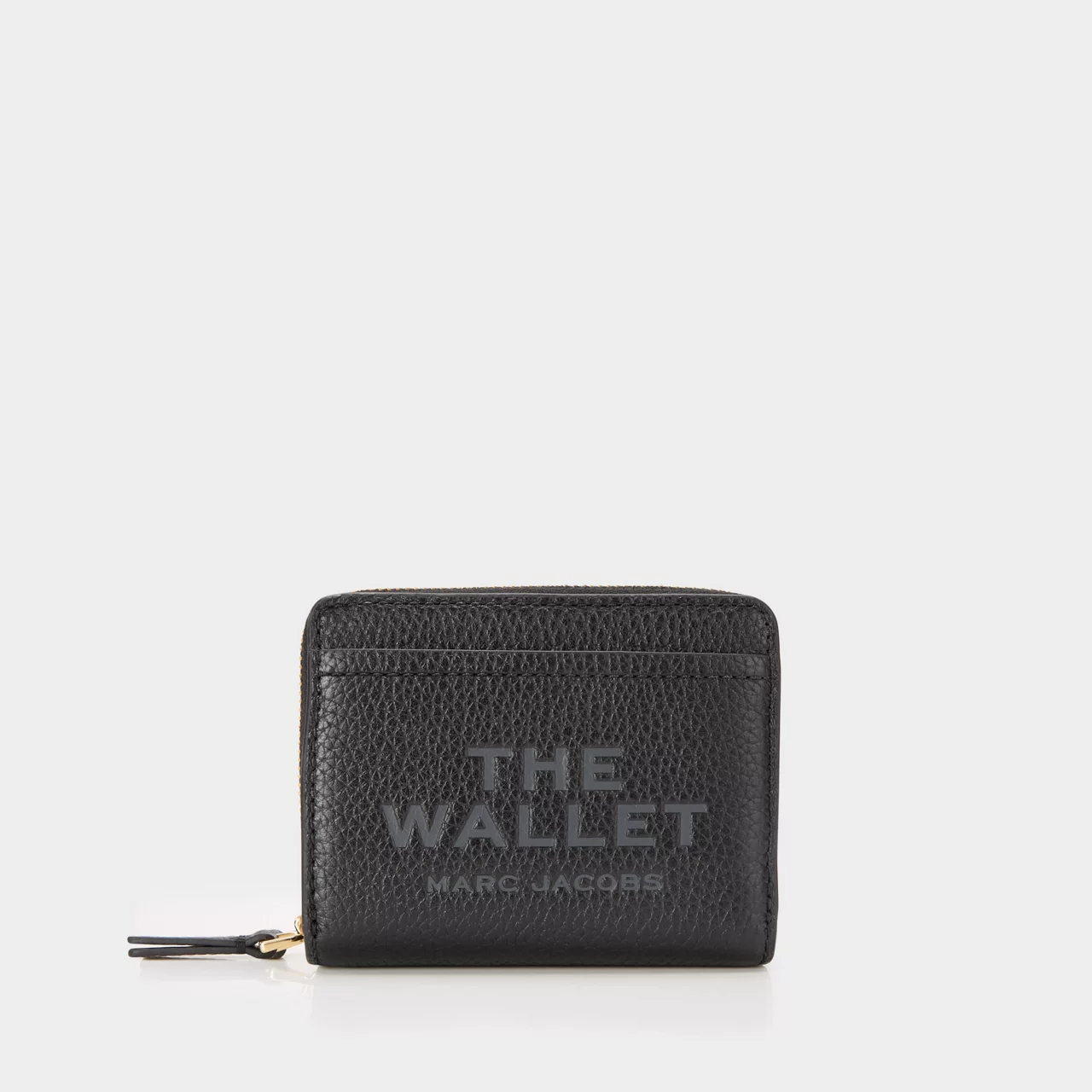 MARC JACOBS The Leather Mini Compact Wallet - Black