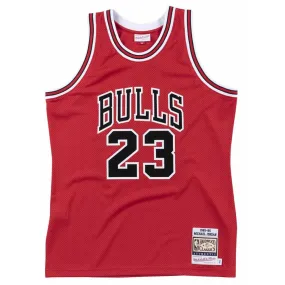 Michael Jordan Chicago Bulls 85-86 Red Authentic