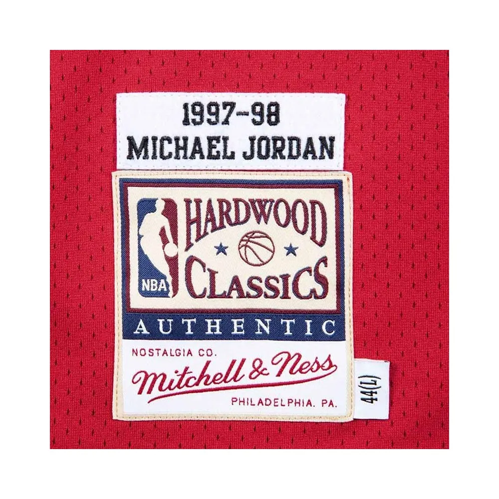 Michael Jordan Chicago Bulls 97-98 Road Finals Authentic