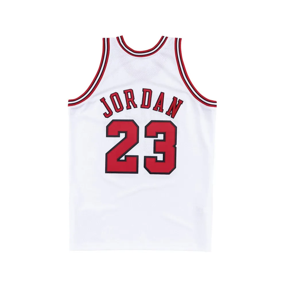 Michael Jordan Chicago Bulls 97-98 White Authentic