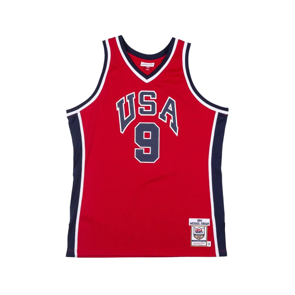 Michael Jordan Team USA 1984 Red Authentic