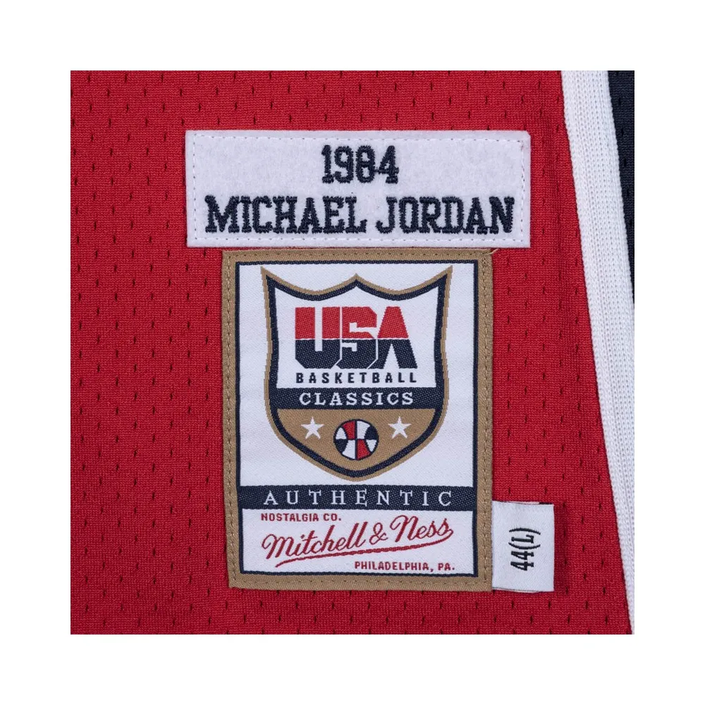 Michael Jordan Team USA 1984 Red Authentic