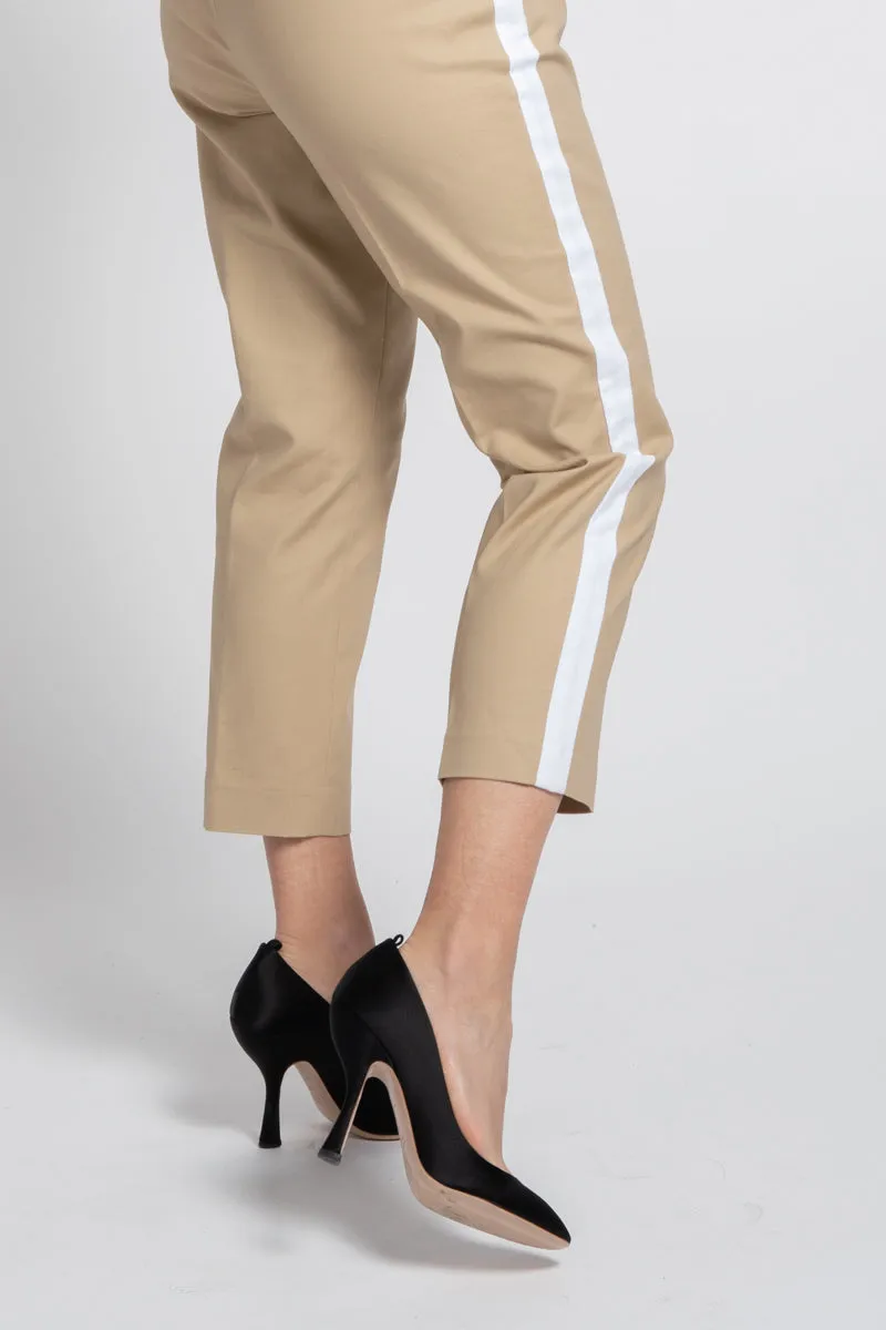 Michael Kors pantalone modello chino a sigaretta con banda laterale MS93H42C64 250