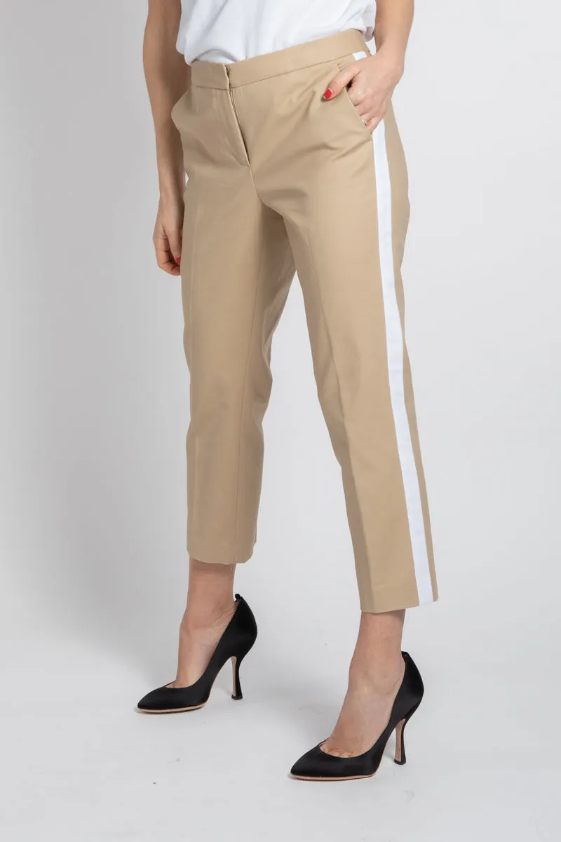 Michael Kors pantalone modello chino a sigaretta con banda laterale MS93H42C64 250