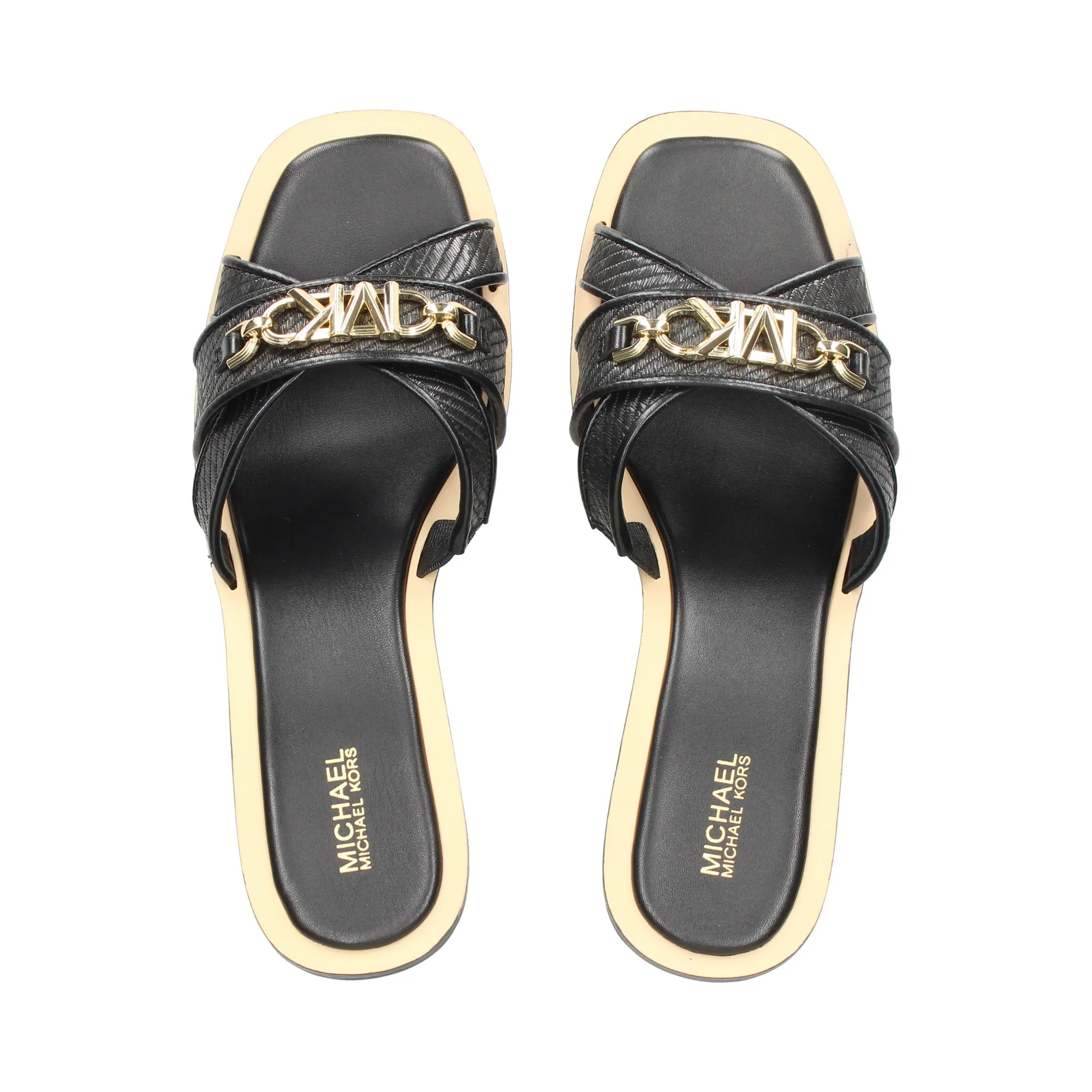 MICHAEL KORS Sandalias con tacón de Mujer 003 BLACK/BLAC