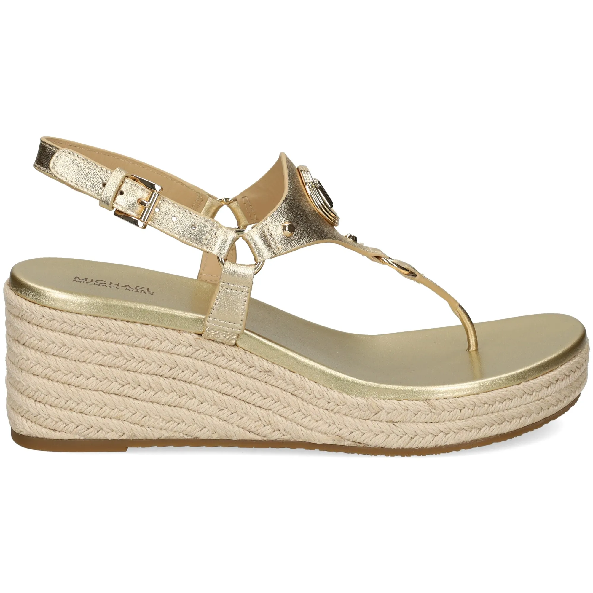 MICHAEL KORS Sandalias cuña de Mujer 740 PALE GOLD