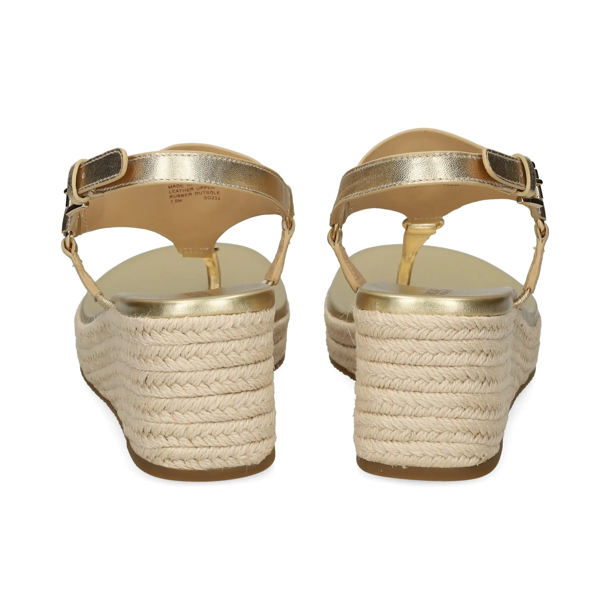 MICHAEL KORS Sandalias cuña de Mujer 740 PALE GOLD