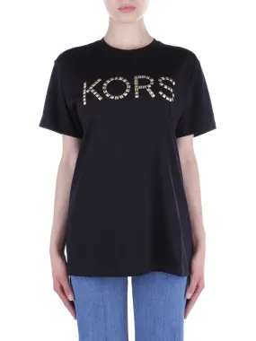 Michael Michael Kors Stud-Embellished Crewneck T-Shirt