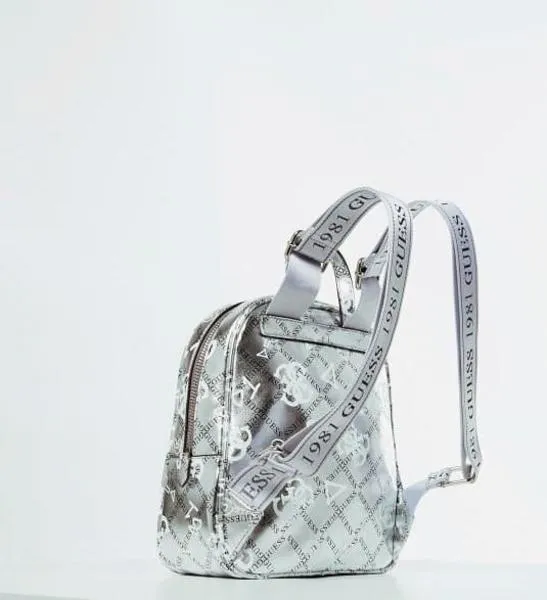 mochila guess caley plata