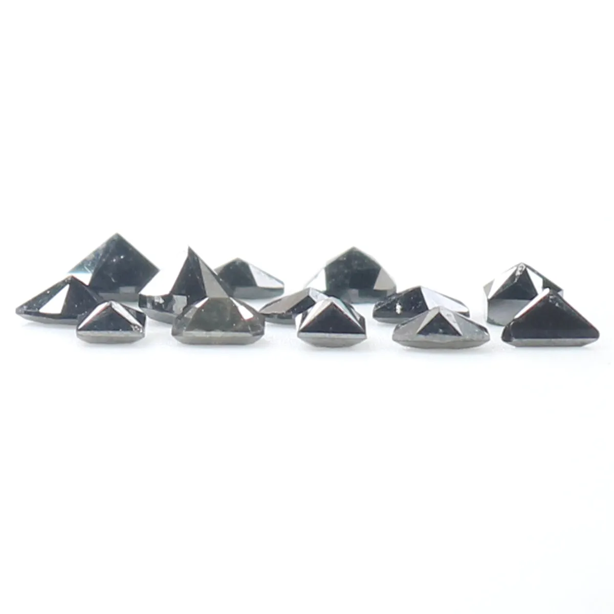 Natural Loose Mix Shape Diamond Black Color 1.14 CT 2.15 MM Mix Shape Rose Cut Diamond L1847