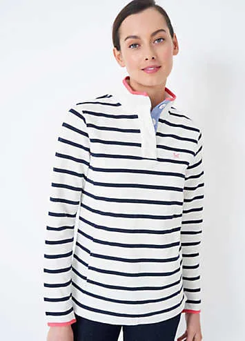 Padstow Pique Sweatshirt by Crew Clothing Company | Look Again