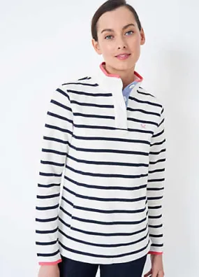 Padstow Pique Sweatshirt by Crew Clothing Company | Look Again