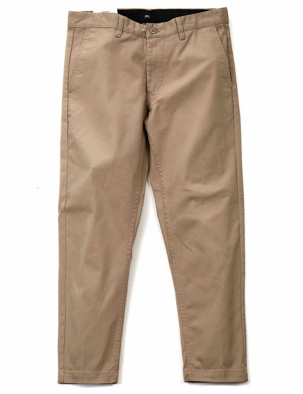 Pantalones Obey Clothing Straggler Flood para hombre - Caqui