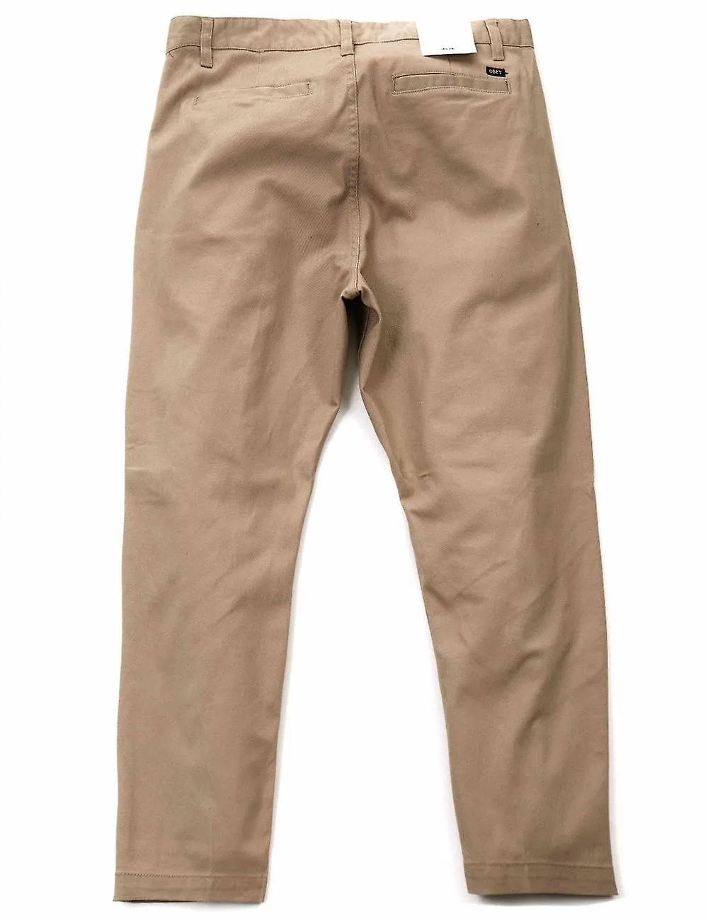 Pantalones Obey Clothing Straggler Flood para hombre - Caqui