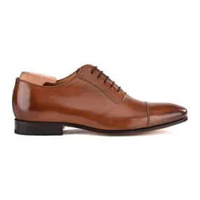 Patina Chestnut Oxford shoes - Leather outsole - RINGWOOD