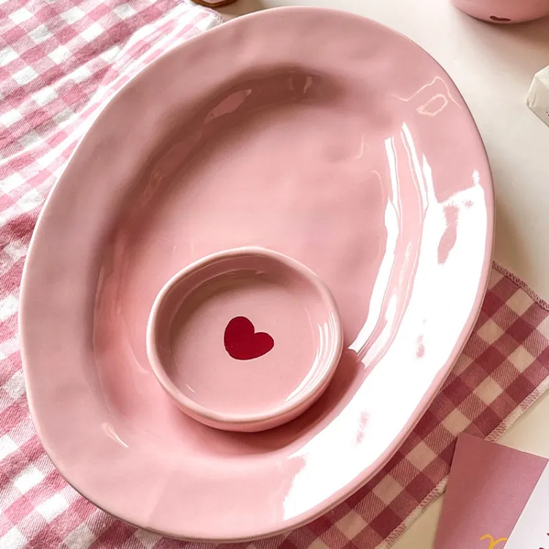 Pink Love Series  Ceramic Tableware Set - Kimi