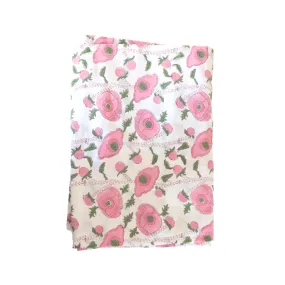 Pink Poppy Tablecloth