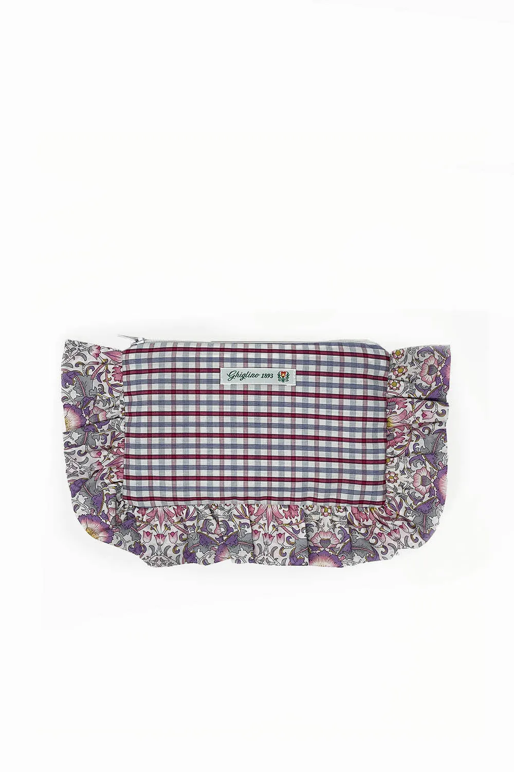 POCHETTE LILLA LIBERTY AND TARTAN FABRIC