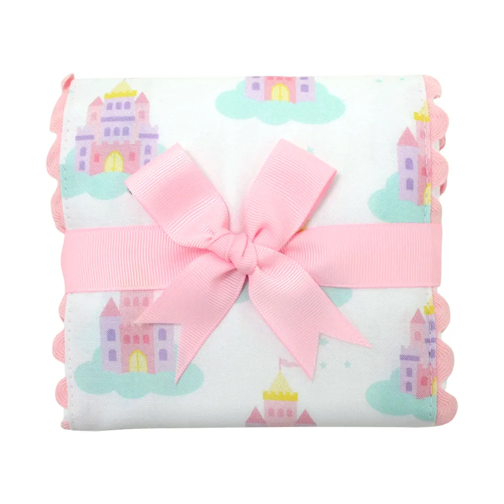 Princess Fancy Fabric Burp Cloth