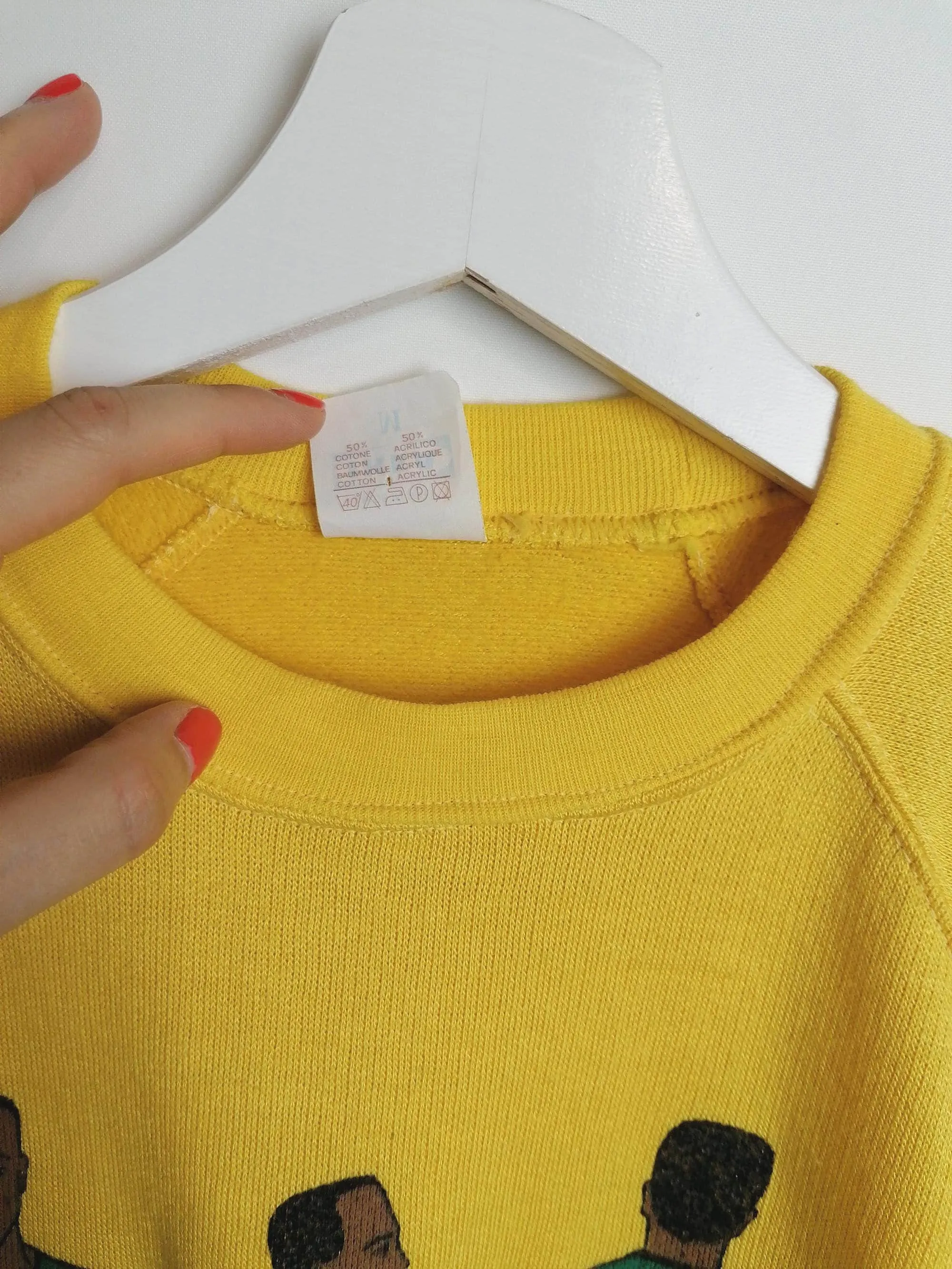 *Rare* 80's IKEA Yellow Sweatshirt - size S-M