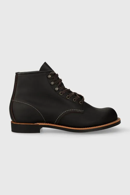 Red Wing leather shoes Blacksmith men's black color 3345