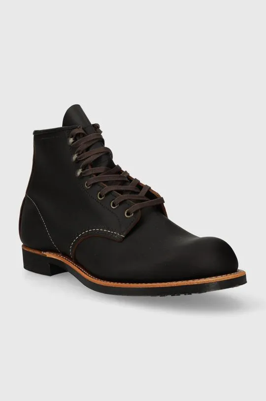 Red Wing leather shoes Blacksmith men's black color 3345