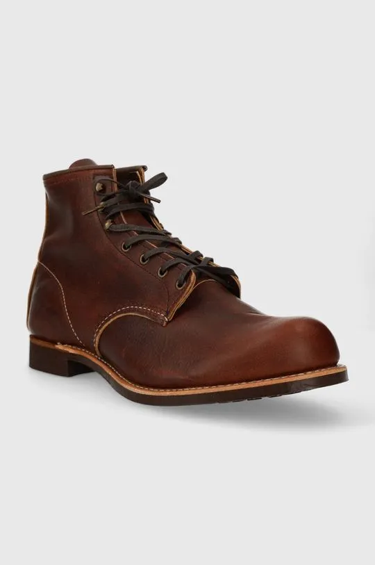 Red Wing leather shoes Blacksmith men's brown color 3340