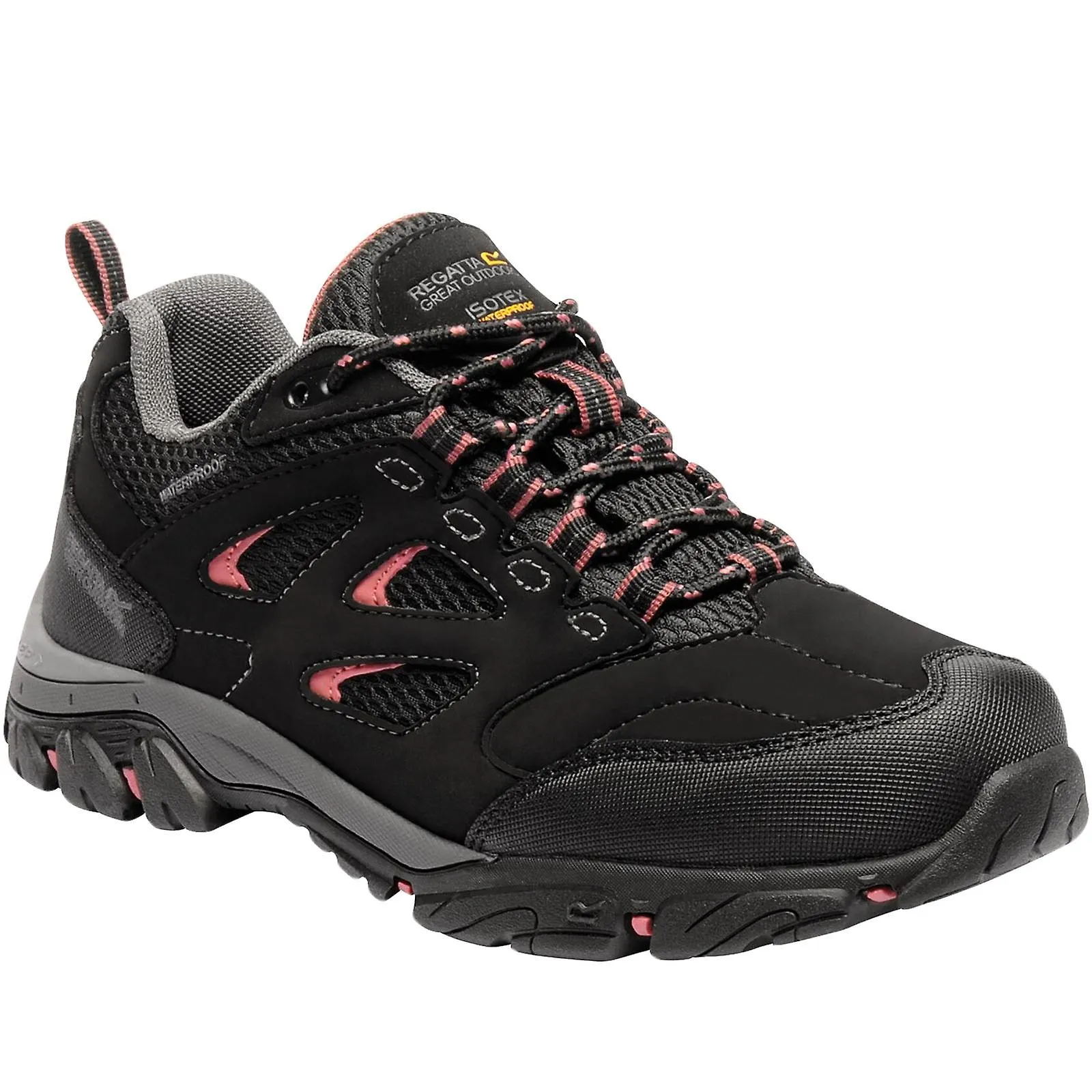 Regata Holcombe IEP Low Rise Walking Hiking Shoes - Negro