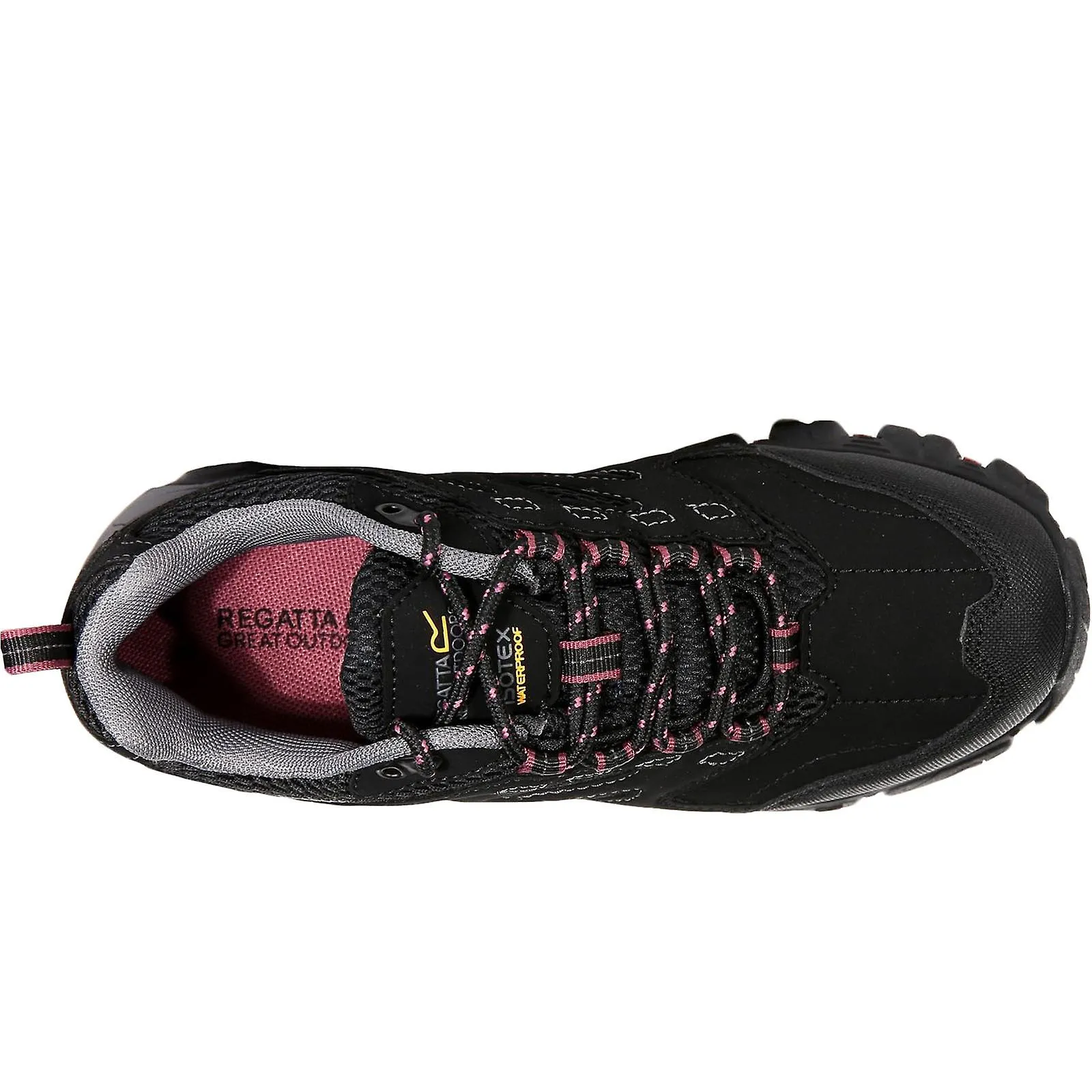 Regata Holcombe IEP Low Rise Walking Hiking Shoes - Negro