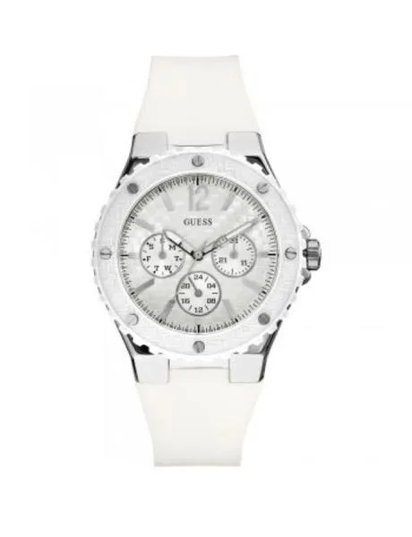 reloj guess cuarzo blanco mujer