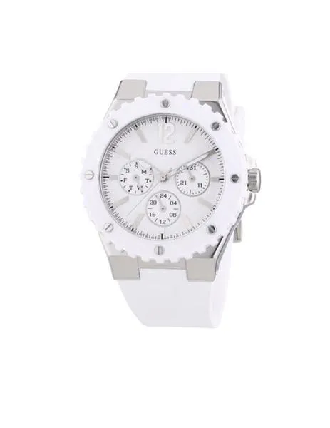 reloj guess cuarzo blanco mujer