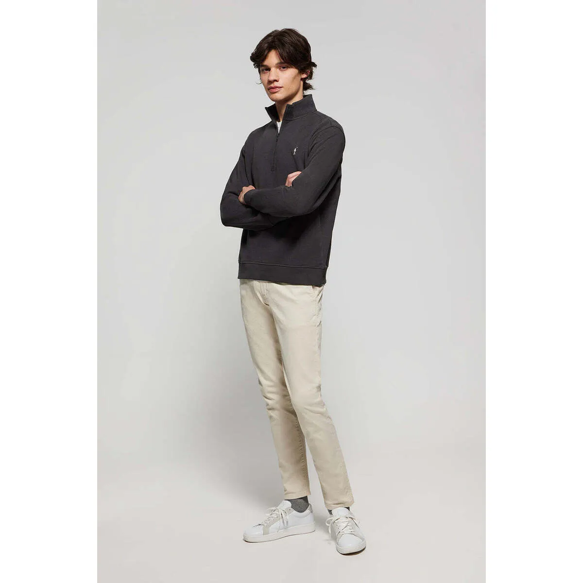 RIGBY GO NECK ZIPPER SWEAT B FT IL