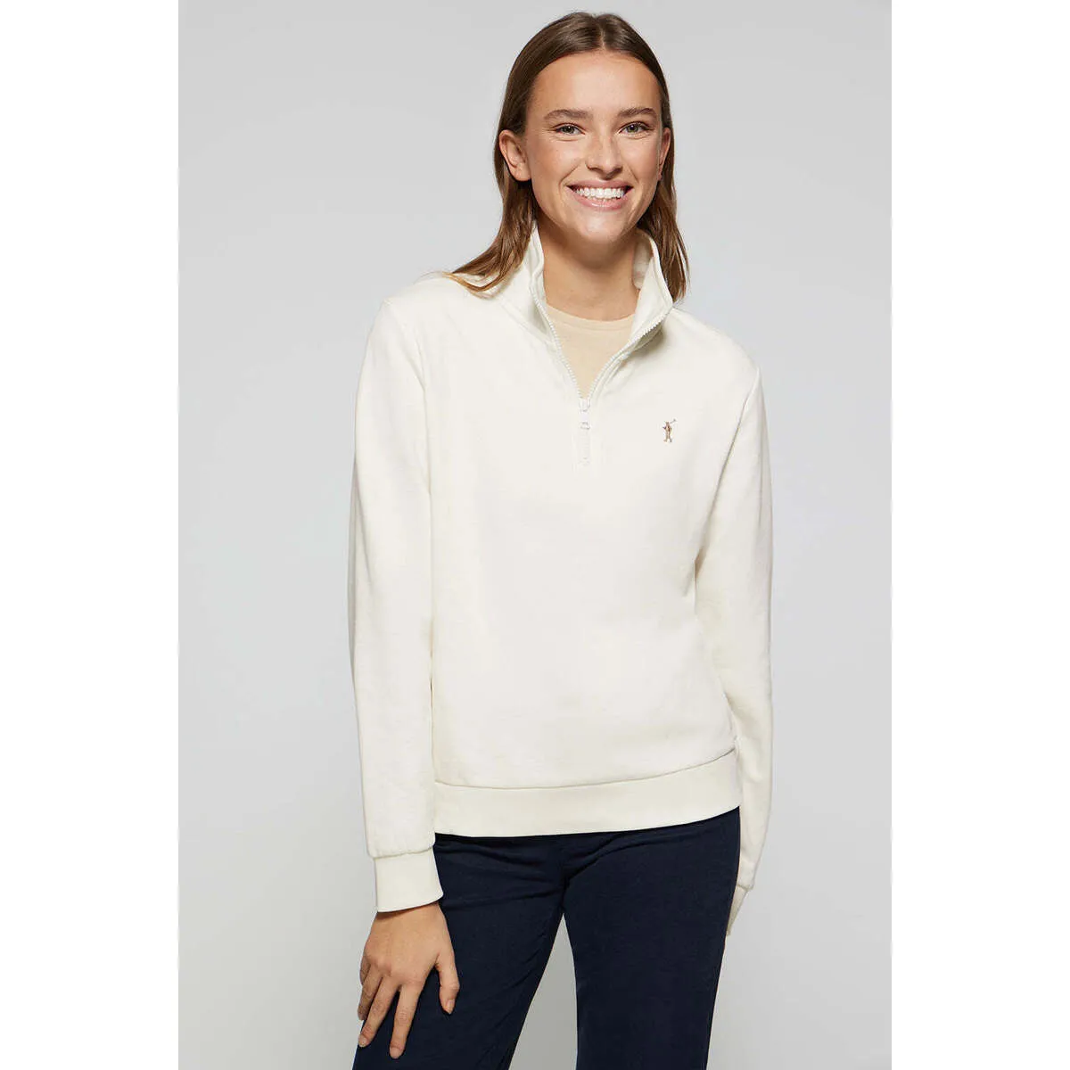 RIGBY GO W NECK ZIPPER SWEAT B FT IL