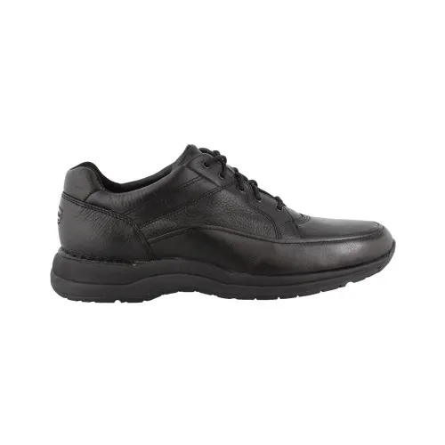 Rockport Men's Edge Hill II Walking Shoes Black Leather