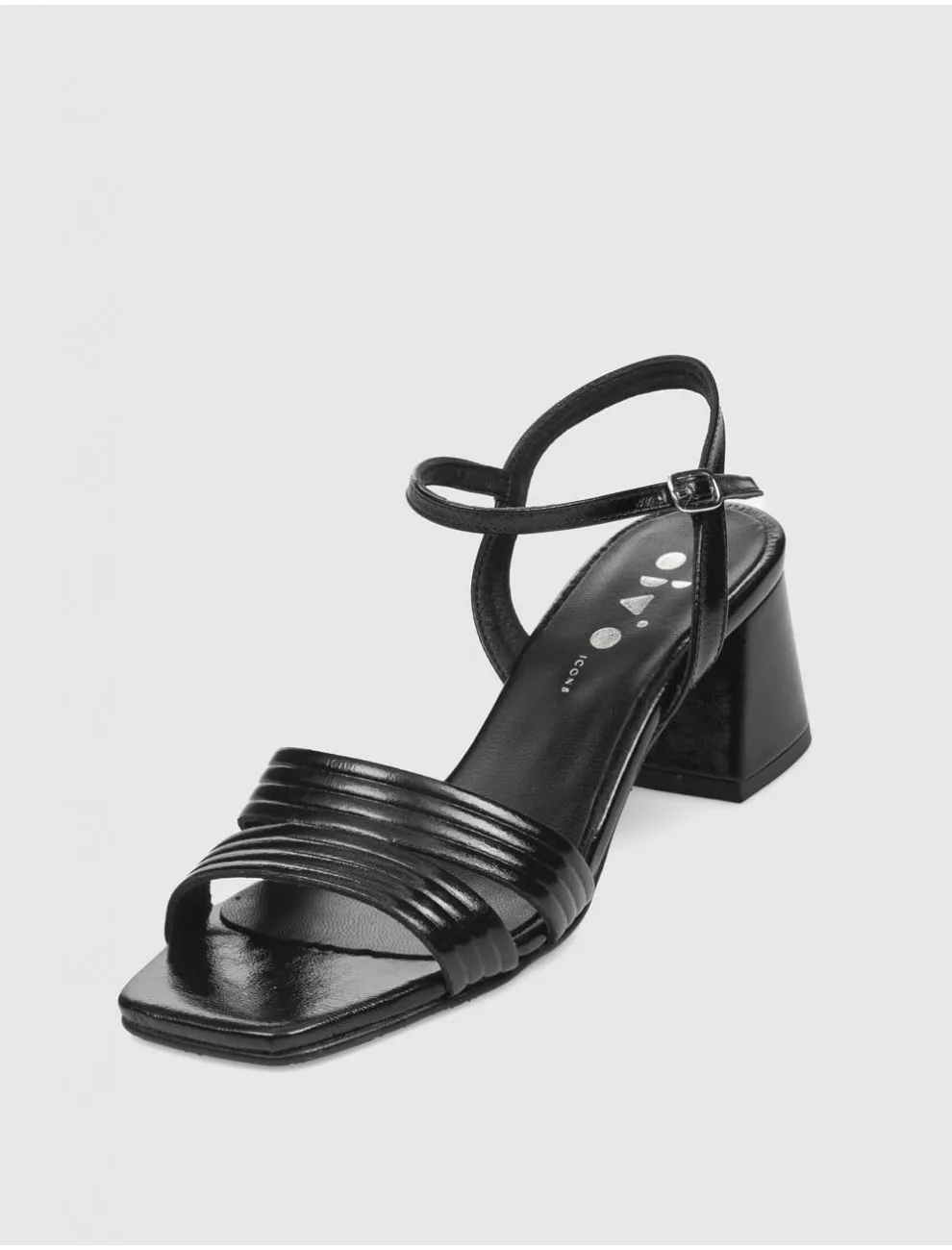 Sandalia Obvio Shoes  Lyra Negro