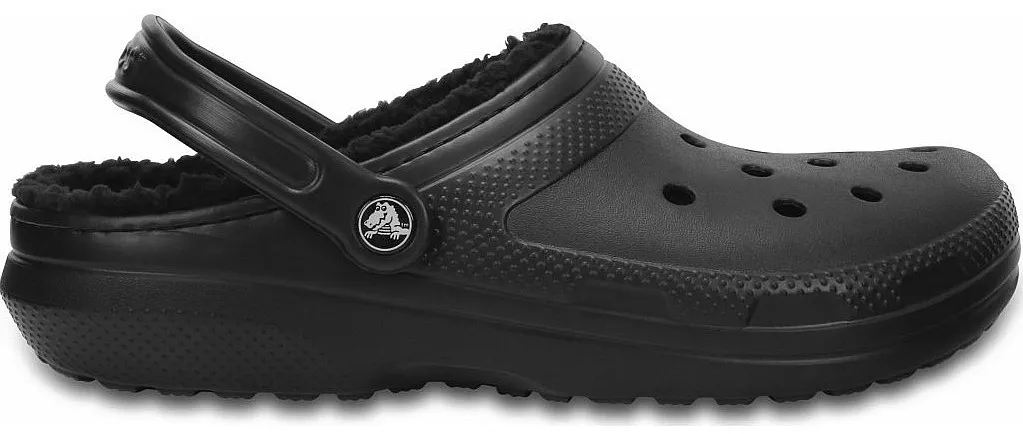 shoes Crocs Classic Lined Clog - Black/Black