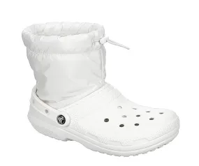 shoes Crocs Classic Lined Neo Puff Boot - White/White