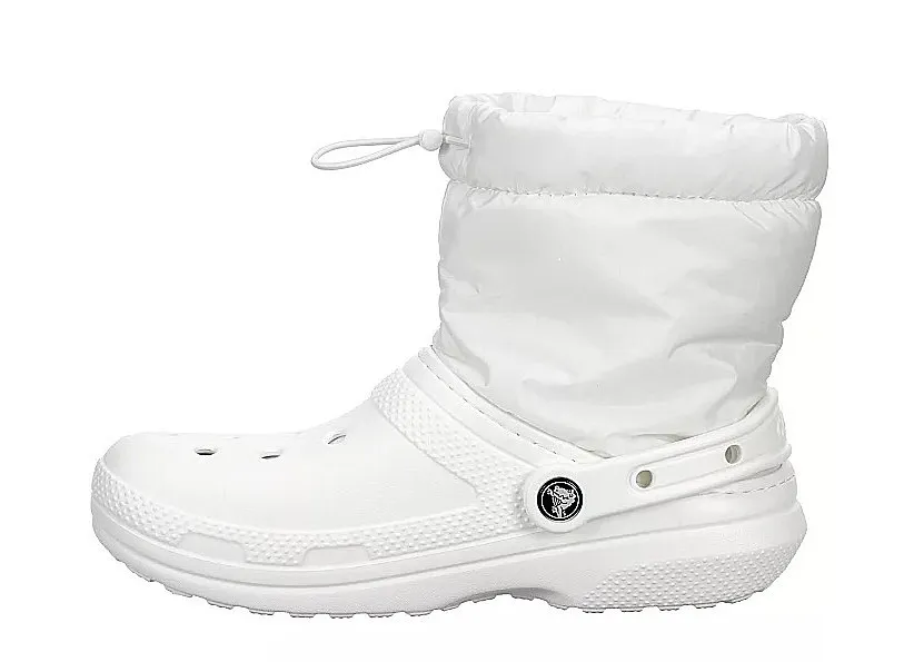 shoes Crocs Classic Lined Neo Puff Boot - White/White