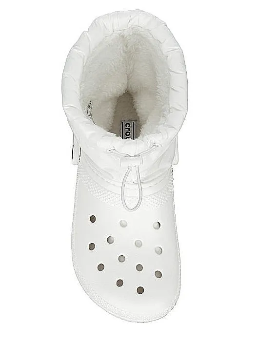 shoes Crocs Classic Lined Neo Puff Boot - White/White