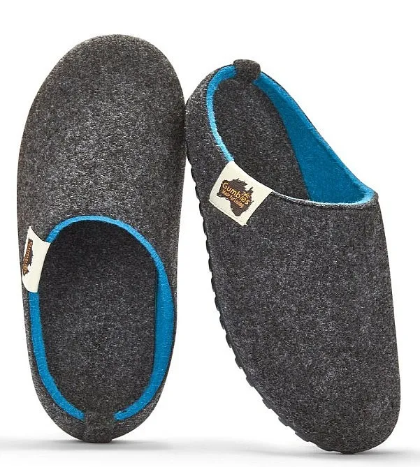 shoes Gumbies Outback - Charcoal/Turquoise