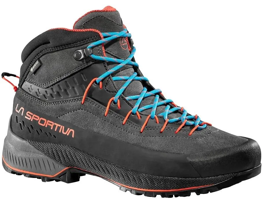 shoes La Sportiva TX4 Evo Mid GTX - Carbon/Cherry Tomato - men´s